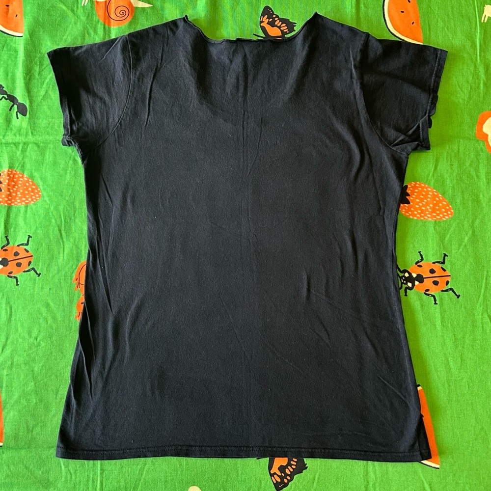 Anna Sui Faux Lace Detail Tee - Black - Picture 2 of 3